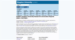 Desktop Screenshot of kurir.kingston.ac.uk