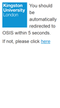 Mobile Screenshot of osis.kingston.ac.uk